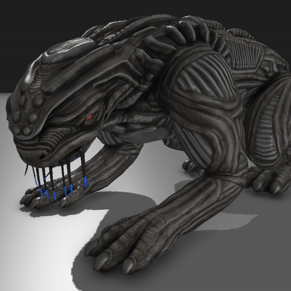 Alien Animal Blender Game Engine preview image 1
